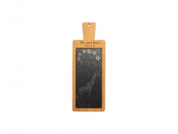 Bamboo Cutting Board w/ Slate Inlay (Rect, 10*27cm)