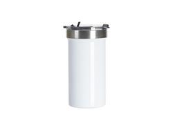 Tumbler Travel Acero Inoxidable 22oz/650ml con Tapa de Clic (Blanco)