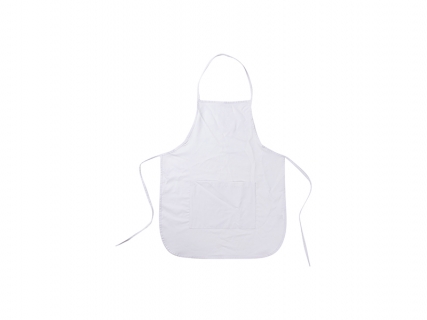 Sublimation Blanks White Adult Apron w/ White Pocket (75*60cm)