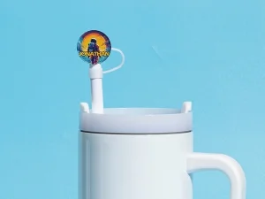 Sublimation Blank Acrylic Sticker for Straw Cover(φ3*0.2cm,Round shape)