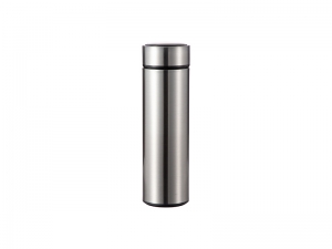 16oz/450ml Sublimation Smart Stainless Steel Flask (Silver)