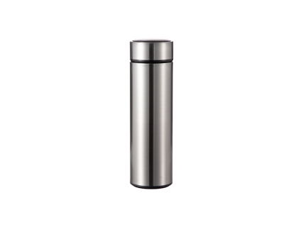 16oz/450ml Sublimation Smart Stainless Steel Flask (Silver)