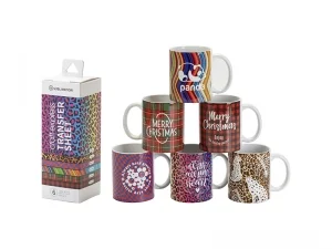 Craft Express Sublimation Transfer Sheet Package B (6 Designs)