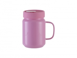 Sublimation Blanks 20oz/600ml Glass Mason Jar w/ Silicon Lid (Pink)