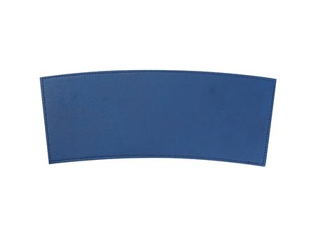 Engraving Blanks Laserable Leather Sleeve for Tumbler(Blue/Silver,27.5*25*10cm)