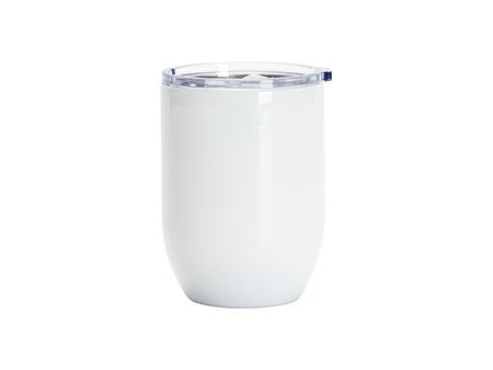 Copo de Vinho Sem Haste Inox 15oz/450ml (Branco)