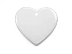 Adorno corazón 3&quot; con hueco