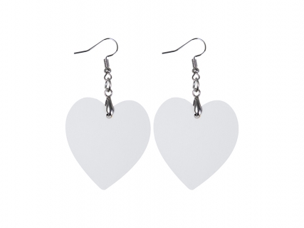 Sublimation Hardboard Earring (Heart)