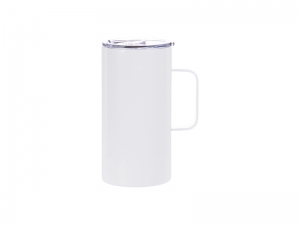 Sublimation 20oz/600ml Stainless Steel Mug (White)