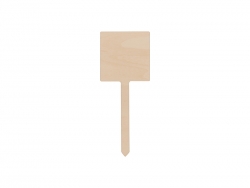 Sublimation Plywood Garden Stake (Square, 20*40cm)