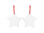 Sublimation Blanks Double-Sided MDF Ornament (Star)