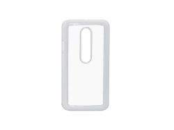 Carcasa Motorola MOTO G4 PLAY con inserción (Plástico,Blanco)