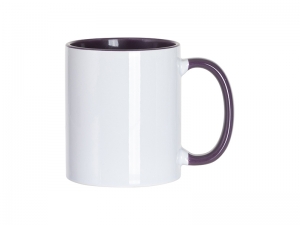 Sublimation Blanks 11oz Inner/Handle Color Mug