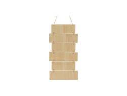 6 Piezas Madera Contrachapada Señales Colgantes (Rectángulo)