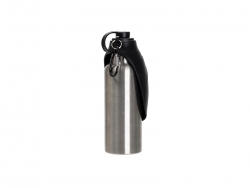 Sublimation Blanks 17oz/500ml Silver Stainless Steel Portable Pet Water Bottle Dispenser