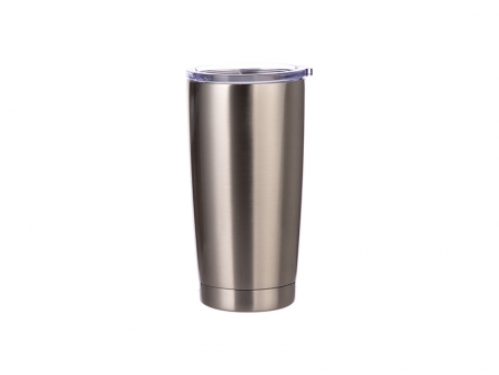 Vaso Acero Inoxidable 20oz (Plateado)