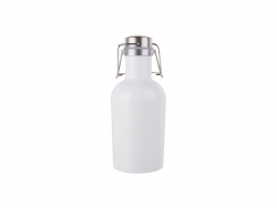 32oz/1000ml Sublimation Growler (White)