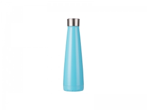 Sublimation 14oz/420ml Stainless Steel Pyramid Shaped Bottle (Blue)