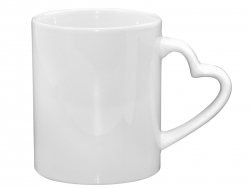 Caneca Branca Asa Coração 11oz