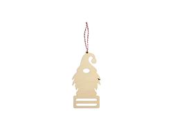 Porta-cédulas em contraplacado para sublimação (10,2 x 20,5 x 0,4 cm, formato de gorro de Pai Natal)