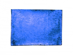 Lentejoulas adesivas (Rectangular, Azul escuro Com Branco)