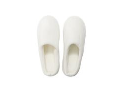 Sublimação Adulto Slippers Fuzzy Close Toe (Branco Completo, 42-43#)