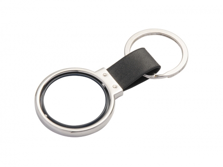 Sublimation PU Key Chain(Rotating Circle)