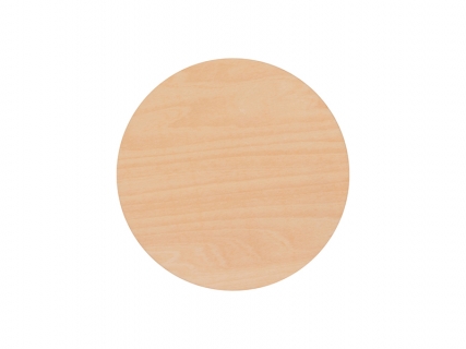 Posavasos sublimación redondo madera chapada (φ9.5cm)