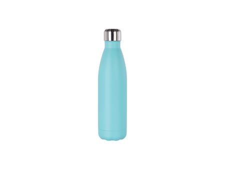 17oz/500ml Powder Coated Stainless Steel Cola Bottle (Mint Green)