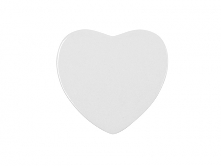 Sublimation Ceramic Fridge Magnet-Heart (6*6.8cm)