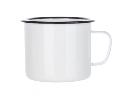 Sublimation 60oz/1800ml Enamel Mug (Black)