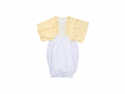 Pijama Bebê Manga Comprida Raglã Tamanho XXL (Amarelo,18-24M)