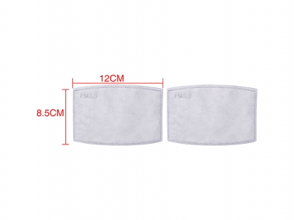 Sublimation Replaceable Filter for Face Mask (2pcs/Pack)