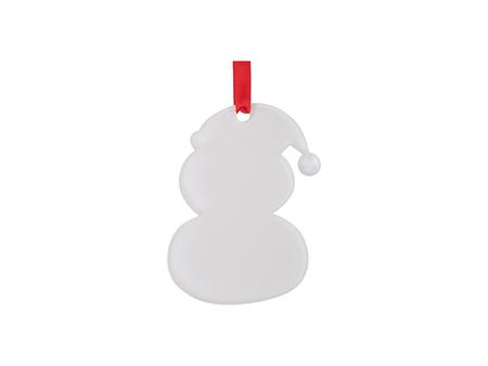 Sublimation Blank Acrylic Ornament (Snowman, 7.6*7.6*0.4cm)