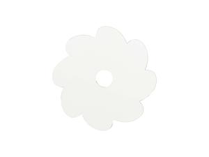 Sublimation Blanks Hardboard Name Tag (8.1*8.1*0.3cm,Wheels Shape)