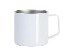 Taza Acero Inoxidable 12oz/360ml (Blanco)