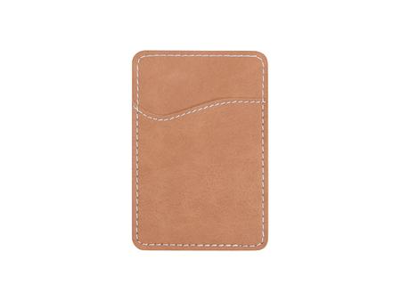 Sublimation Sublimation Phone Wallet with Sticker (Brown)
