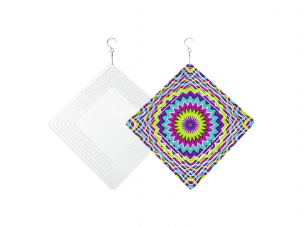 Double-Sided Sublimation Blanks Aluminium Wind Spinner (Diamond, 8 inch)