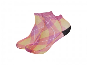 Sublimation Adult Ankle No Show Socks (8.5*22)