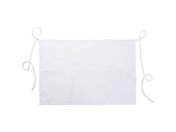 Delantal Adulto Blanco con Bolsillo en Forma de T (41*60cm)