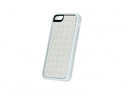 iPhone 5C PC+TPU 橡胶壳 （白色）MOQ