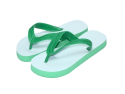 Tongs enfant taille S vert Sublimation Transfert Thermique