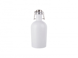 64oz/2000ml Sublimation Growler (White)