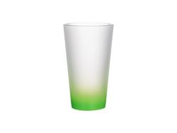 17oz Sublimation Glass Mug (Gradient Color Green)