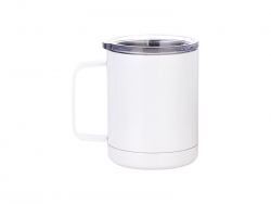 Taza Café Acero Inoxidable 10oz/300ml  (Blanco)