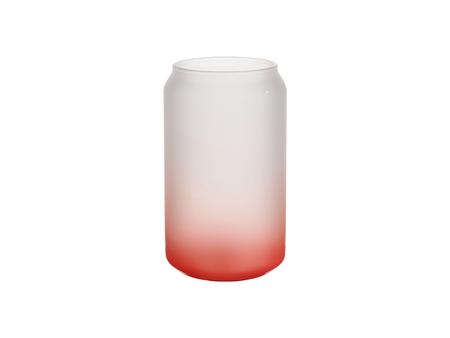 Sublimation 13oz/400ml Glass Mugs Gradient Red