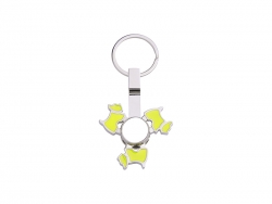 Chaveiro Spinner (Cachorro, Verde)