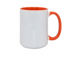 Mug blanc MAX A+ 450 ml avec anse intérieur vert foncé Sublimation Transfert Thermique