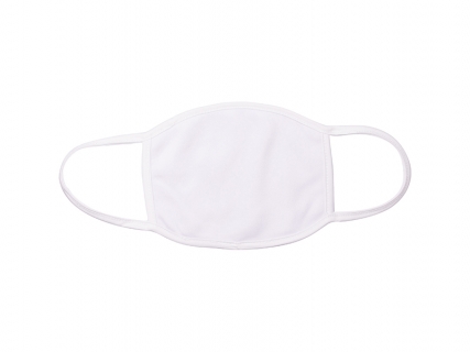 14*20cm Sublimation Non-Medical Face Mask (White Edge, Large)