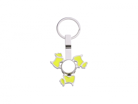 Sublimation Fidget Spinner Key Ring (Dog)